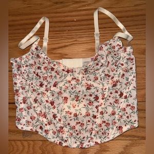 Floral corset